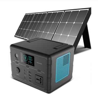 China 500W Solar Battery Multifunctional ABS Outdoor Camping Portable Charging Station Type C for sale