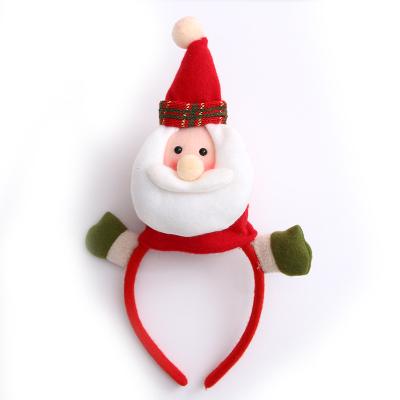 China Hot Selling Hair Bands Main Factory Christmas Elk Santa Claus Snowman Decoration Christmas Hair Accessories for sale