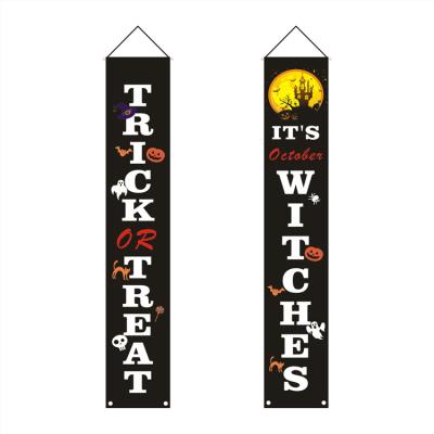 China Wholesale Custom Hanging Halloween Door Curtain Christmas Couplet Halloween Couplet Banner for sale