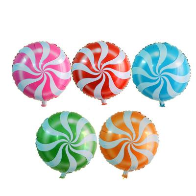 China Beautiful Colorful Colorful Windmill Around Lollipop Foil Balloons Adult Baby Birthday Party Wedding Decorations Balloon for sale