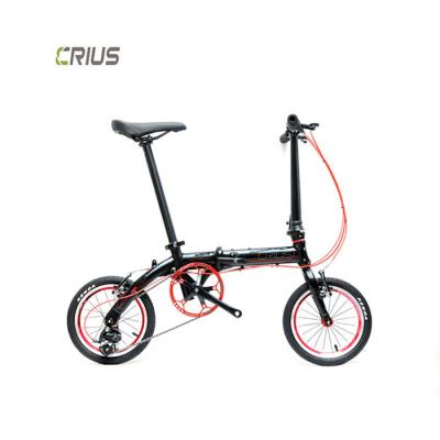 China Wholesale Economical Portable Aluminum Alloy Crius Mini Exercise Road Folded Bike 14