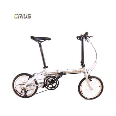 China Street Factory Supply 16 Inch 9 Speed ​​Folding Bike Aluminum Alloy With Mountain Bicycle for sale