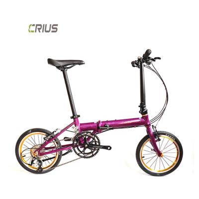 China High Quality Street Folding Bike 16 Inch Foldable Cycle Traction On The Ground Bicycle for sale