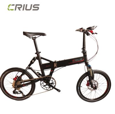 China Racing reputable lightweight folding bike china 20inch 9 speed all terrain disc brake for sale