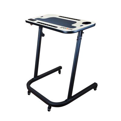 China Wholesale Adjustable (Height) Laptop Table Bike Trainer Desk Recycling Position with Wheels for ipad/PC for sale