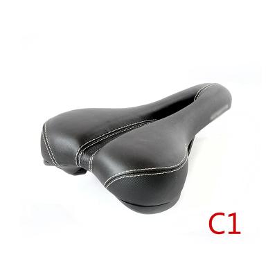 China Folding Folding Bike Seat Mat Comfortable Type Hollow Silica Gel Bike Saddle Mountain Bicycle Cycling Parts for sale