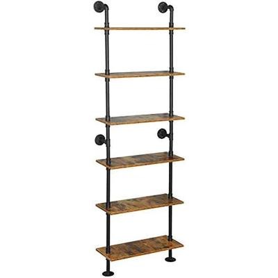 China Metal Furniture Home Living Room Modern Wooden Ladder Storage Display Shelf for sale