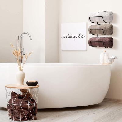 China 2022 Modern Newest Design Stainless Steel Towel Rack Bathroom Organizer for sale