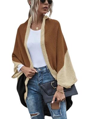 China Breathable Loose Fit Chunky Slouchy Sweater Coat Knitted Open Front Cardigan For Women for sale