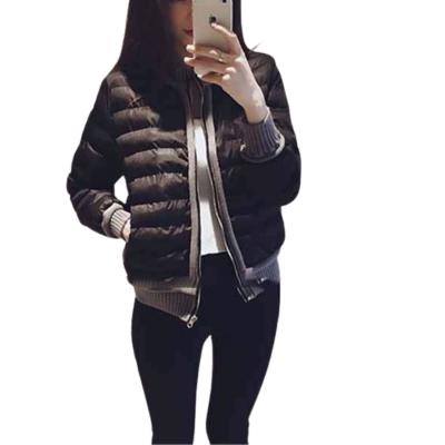 China Breathable Winter Down Jacket Women Style Black Basic Short Sleeve Style Custom Long Down Jacket for sale