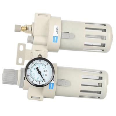 China Hotels BFC/AFC Series Air Source Treatment Pneumatic Components Air Filter Regulator Lubricator Gauge FRL Auto Drain for sale