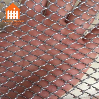 China Easily Assembled Anping Factory Galvanized Steel Wire Chain Link Fence Price for sale