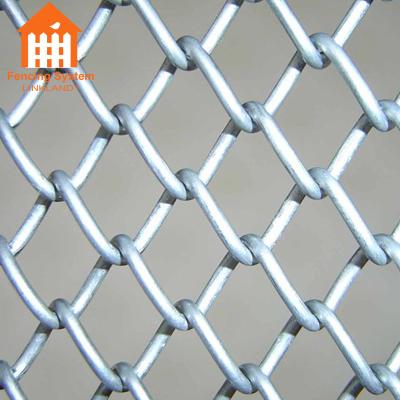 China Outdoor Used Galvanized Metal Chain Link Fence Easily Assembled With High Quality for sale