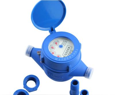 China Multi-jet water meter, plastic dry dial water meters LXSG-15 for sale