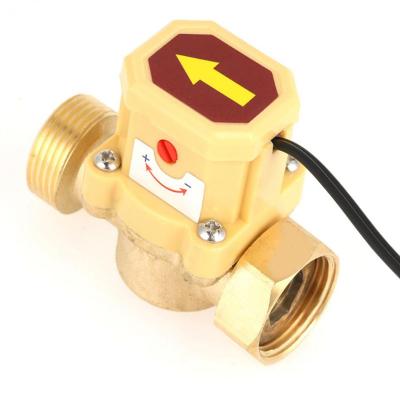 China Metal Water Flow Switch G3/4 Wire Water Flow Controller Pump Pressure Water Flow Sensor Switch 0.6 Mpa Flow Connector for sale