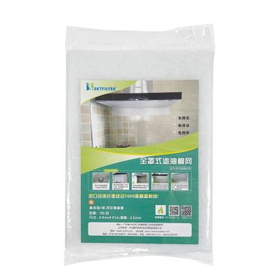 China Wholesale White Universal Hotel YiLan Cooker 47x57 Hood Grease Filter Cooking Oil Filter Paper for sale