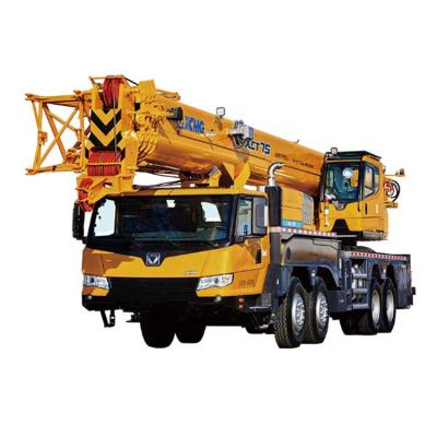 China TRUCK New XCT75_S CRANE Overseas hydraulic truck crane with basket telescope price for sale for sale