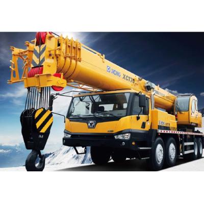 China TRUCK CRANE Nation success XCT70_S 70 ton hydrulic crane flatbed wrecker XCT70 XCT70E price for sale for sale