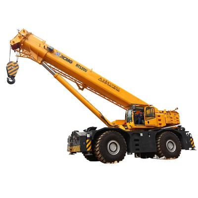 China TRUCK CRANE offroad crane XCM G RT120E 120 ton rough terrain mobile crane truck with parts for sale for sale