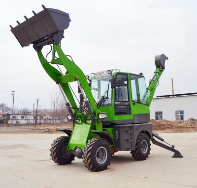 China Farms Mini Backhoe Loader WZ25-18 Rated Load 1800kg Operation Weight 4.5tons Hot Sale for sale