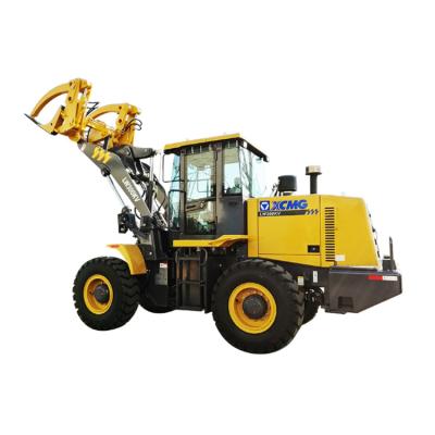 China Construction worksÂ   Forest Farm Loaders LW330KNJ 92kw 3t Wheel Loader With Clamp And Bale Grab Attachments Price for sale