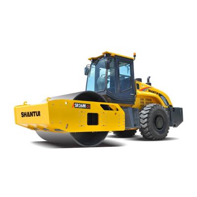 China Construction worksÂ   The lastest SHANTUI SR26M-C5 26t 140kw single drum road roller compactor for sale for sale