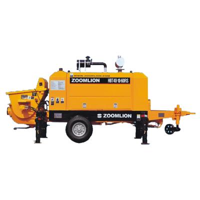 China Trailer-mounted concrete pump HBT40.10.60RS 500L for sale