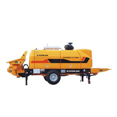 China Trailer-mounted concrete pump HBT80.14.174RSU 600L for sale