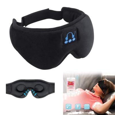 China New Earphone 3D Music Headband Sleepmask Wireless Sleep Band Breathable Blue Tooth V5.0 Eye Mask Headset Manufacturers Dropshipping for sale