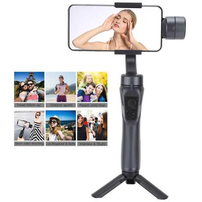 China 3-Axis Handheld Face Tracking Truck Time-lapse Mobile Phone 3 Axis Gimbal Stabilizer Vlog Selfie Stick Gimble With Tripod Live Streaming for sale