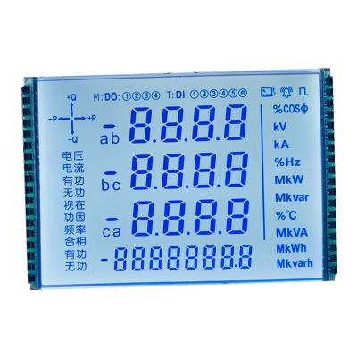 China Custom Size Monochrome 7 Segment LCD Screen TN HTN VA STN FSTN LCD Display Factory Customized for 1.8 inch LCD thermostat energy meter for sale