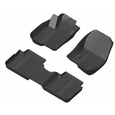 China Eco Friendly Anti Slip Waterproof Custom Fit Luxury 3D Strip Car Floor Mats For Honda CRV 17-20 for sale