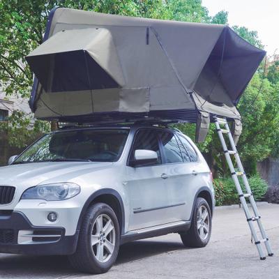 China Extended Type 3-4 Person Hardshell Off Road 4x4 Hard Shell Roof Top Tent for sale