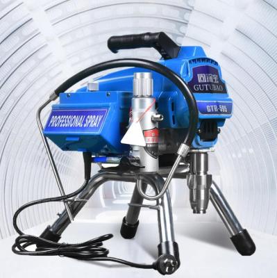 China 2600W 2.5L Brushless Paint Spray Gun Airless Motor Spray Gun 595 Paint Sprayer Machine Tool for sale