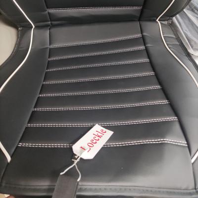 China Brief & LOECKLE Single Color Universal Universal Car 5D Leather Automotive Seat Cover For 5 Seater SUV for sale