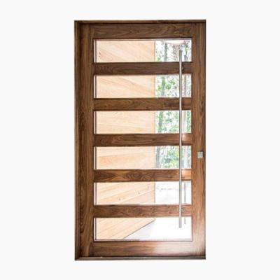 China solid wood & oil painting modern solid wood pivot doorways with double entry floor spring pivot glass door with pivot hinge for sale for sale