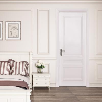 China Modern Solid Core Flush White Homes Bedroom Room Door for sale