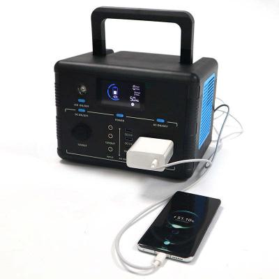 China Wholesale Type C Lithium Battery Charger 500W Wireless Outdoor Emergency Charging Portable Multifunction Power Station for sale