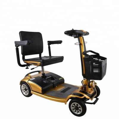 China Foldable Disabled Scooters Battery Mobility Scooter Front 2.5*9