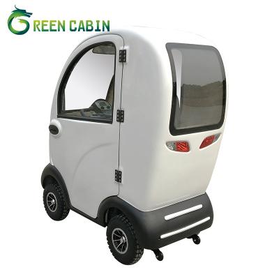 China Febric 15km/h Glass Closed Mobility Scooter With Windshields for sale