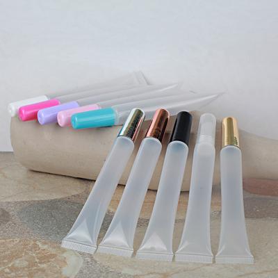 China Cosmetic Tube Custom Logo Squeeze Tube Lipgloss, Empty Soft Squeeze Tube Lip Gloss Lip Gloss Custom Logo for sale