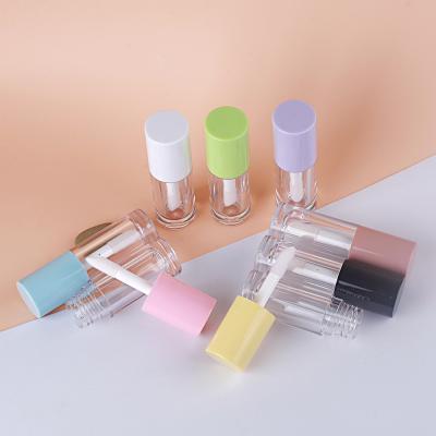 China Clear Empty Magic Wand Logo Lipgloss Tube Custom Lip Gloss Tube Vendors Private Label Magic Wand Large Thick Bulk Applicator Unique Cute Cosmetic Brush for sale