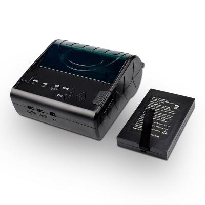 Chine interface Bluetooth/USB/RS232 sans fil portative compacte d'imprimantes de 80mm à vendre