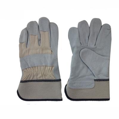 China High Quality Industry Keep Safe Non Slip Universal Working Leather Gloves for sale