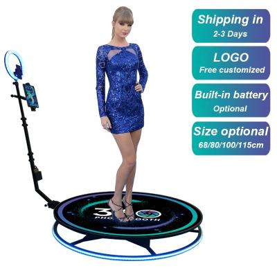 China Metal Excellent Portable Video Rotate Selfie Spinner 360 Degree Photobooth 360 Photo Booth Machine Hot Selling Products for sale