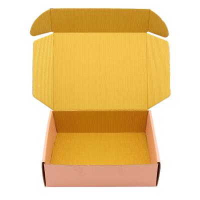 China Recyclable Available Box In Stock Wholesale Ad Box Color Corrugated Paper Box for sale