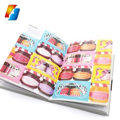 China Reading Menu Wholesale Customized Hardcover Catalog Cooking Food Book Printing Factory for sale