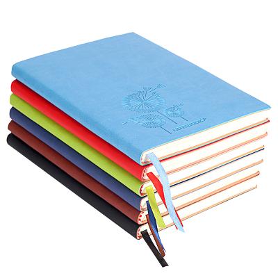 China Printed journal book wholesale custom printing embossed leather a4/a5/a6 notebook with logo for sale