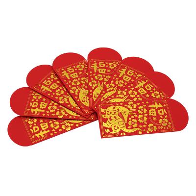 China Cheap custom red logo envelope 2021 red gift packet design chinese new year envelopes for money packing for sale