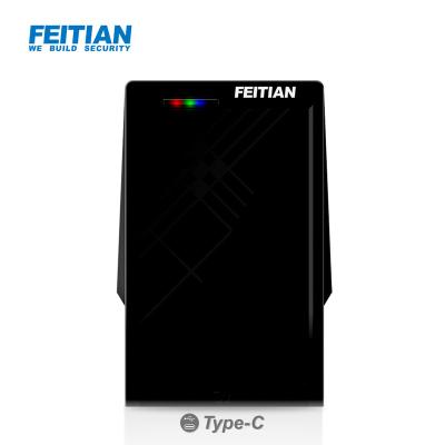 China NFC Felica USB Type C Smart Card ABS+PC Dual Interface IC Chip Reader R502Dual-C - C9 for sale